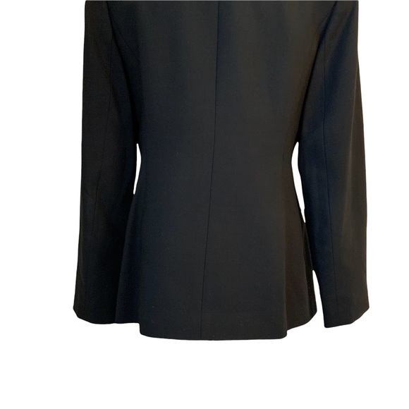 Jasper & Company ASL Wool Blend Blazer Jacket Classic Black Career size 2P - Picture 4 of 11